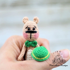 St. Patrick's Day Bear amigurumi pattern by Pink Mouse Boutique