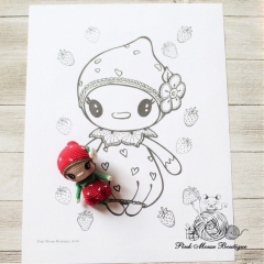 Strawberry Jam Baby amigurumi pattern by Pink Mouse Boutique