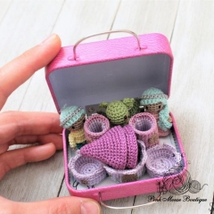 Tiny Castle Set amigurumi pattern by Pink Mouse Boutique