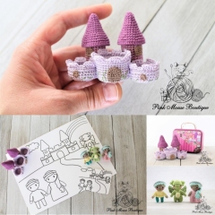 Tiny Castle Set amigurumi pattern by Pink Mouse Boutique
