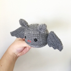 Beatrice the Bat amigurumi by All From Jade