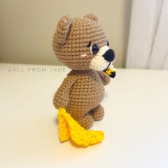 Ben the Bear amigurumi pattern by All From Jade