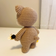 Ben the Bear amigurumi pattern by All From Jade