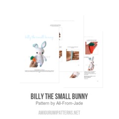 Billy the Small Bunny amigurumi pattern by All From Jade