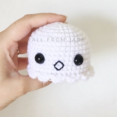 Boo the Ghost amigurumi pattern by All From Jade