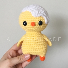 Charlie the Chick amigurumi pattern by All From Jade