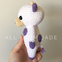 Chloe the Small Cow amigurumi by All From Jade