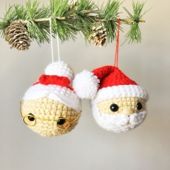 Christmas Ornaments' Collection amigurumi by All From Jade