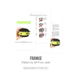 Frankie amigurumi pattern by All From Jade