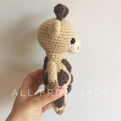 Gina the Small Giraffe amigurumi by All From Jade