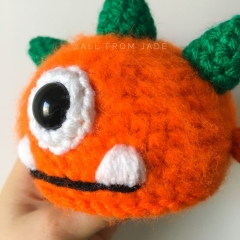 Gluttony the Mini Monster amigurumi pattern by All From Jade