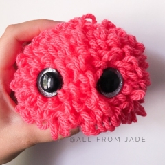 Greed the Mini Monster amigurumi by All From Jade