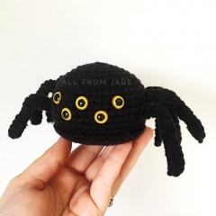 Jackie the Spider amigurumi pattern by All From Jade
