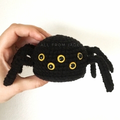 Jackie the Spider amigurumi by All From Jade