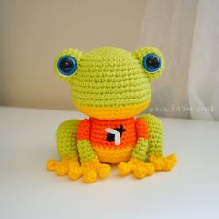 Jenny & Jeremy the Frogs amigurumi pattern by All From Jade