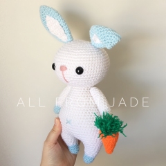 Leo the Bunny amigurumi pattern by All From Jade