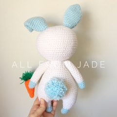 Leo the Bunny amigurumi pattern by All From Jade