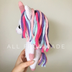 Lily the Unicorn amigurumi by All From Jade