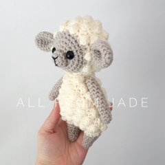 Lucas the Lamb amigurumi pattern by All From Jade