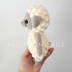 Lucas the Lamb amigurumi by All From Jade