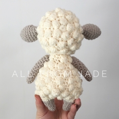 Lucas the Lamb amigurumi pattern by All From Jade