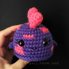 Lust the Mini Monster amigurumi pattern by All From Jade
