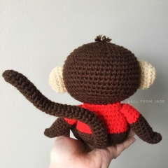 Murry the Monkey amigurumi pattern by All From Jade