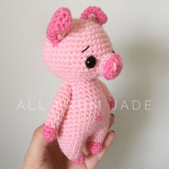 Peggy the Piglet amigurumi pattern by All From Jade