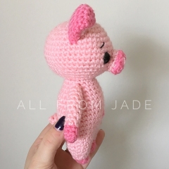 Peggy the Piglet amigurumi by All From Jade