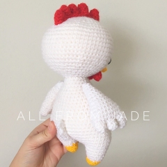 Penelope the Chicken amigurumi pattern by All From Jade