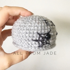 Pierrette the Tombstone amigurumi by All From Jade