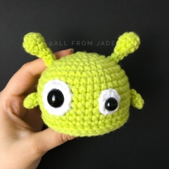 Sloth the Mini Monster amigurumi pattern by All From Jade