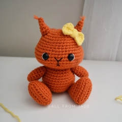 Sophy & Samy the Squirrels amigurumi pattern by All From Jade
