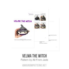 Velma the Witch amigurumi pattern by All From Jade