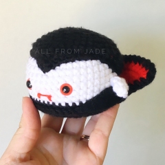 Vlad the Vampire amigurumi pattern by All From Jade