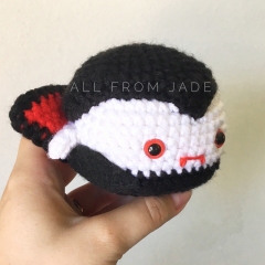 Vlad the Vampire amigurumi by All From Jade