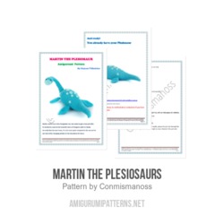 Martin the Plesiosaurs amigurumi pattern by Conmismanoss