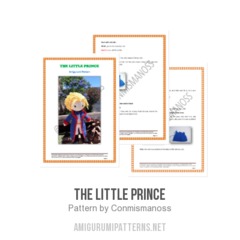 The Little Prince amigurumi pattern by Conmismanoss