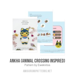 Ankha (Animal Crossing Inspired) amigurumi pattern by Eweknitss