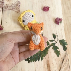 Little Prince and Fox amigurumi by Eweknitss