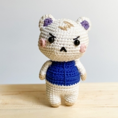 Marshal Animal Crossing Inspired amigurumi by Eweknitss