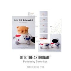 Otis the Astronaut amigurumi pattern by Eweknitss