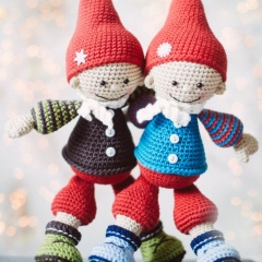 Jester the Christmas gnome amigurumi pattern by lilleliis