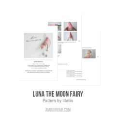 Luna the moon fairy amigurumi pattern by lilleliis