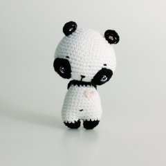 Lou the Panda amigurumi pattern by Momi Dolls
