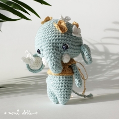 Nomo the Elephant amigurumi by Momi Dolls