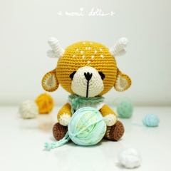 Spotty the Cute Deer amigurumi by Momi Dolls