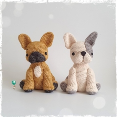 Ellie the Frenchie  amigurumi by Belle and Grace Handmade Crochet