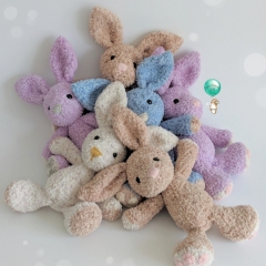 Fluffy the Bunny amigurumi pattern by Belle and Grace Handmade Crochet