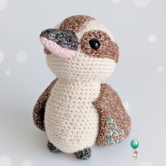 Lou Lou the Kookaburra  amigurumi pattern by Belle and Grace Handmade Crochet
